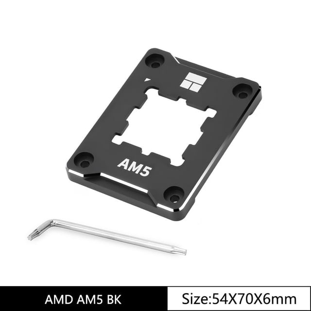 Thermalright ASF AM5 CPU Bending Corrector Frame Black/Red AMD Fastener Anti bending Bracket Pressing Plate CNC Aluminum AM5 BCF BK(without)