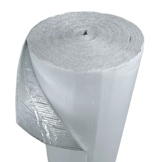 Reflective Double Bubble Foil Duct Wrap – 16” X 20’ Spiral Pipe Insulation, R8 Value, Premium Quality