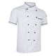 thumbnail image 1 of Chaqueta de Chef Uniforme Manga Corta Hotel Cocina Sunnimix Cook Coat L Blanco, 1 of 8