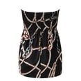 thumbnail image 5 of Landzoo One Women Prints Strapless Bandeau Tank Casual Sleeveless Summer Vacation Loose Holiday Chest Wrap Shirt Blouse Women Tanks Top Cozy Stylish Basic Tube Tops, 5 of 7