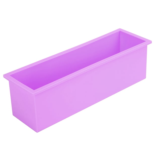 Molde para tostadas, molde rectangular de silicona para jabón de 1200 ml, molde rectangular para jabón de silicona, características mejoradas