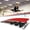 Red, variant on Gymnastics Springboard, 9-Spring Jump Training Board for Vault, Vertical Jump, Dunk & Long Jump, No Assembly, Freestanding, Gray