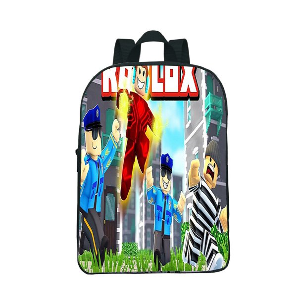 Robloxmochila con estampado Digital 3D para niños, mochila escolar para estudiantes del Campus, 12 pulgadas, a todo color, con cremallera, regalo de cumpleaños