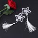 thumbnail image 3 of Raindrops 10Ud Marcadores De Página Metálicos En De Estrella Con Borla Para Graduación Plata, 3 of 8