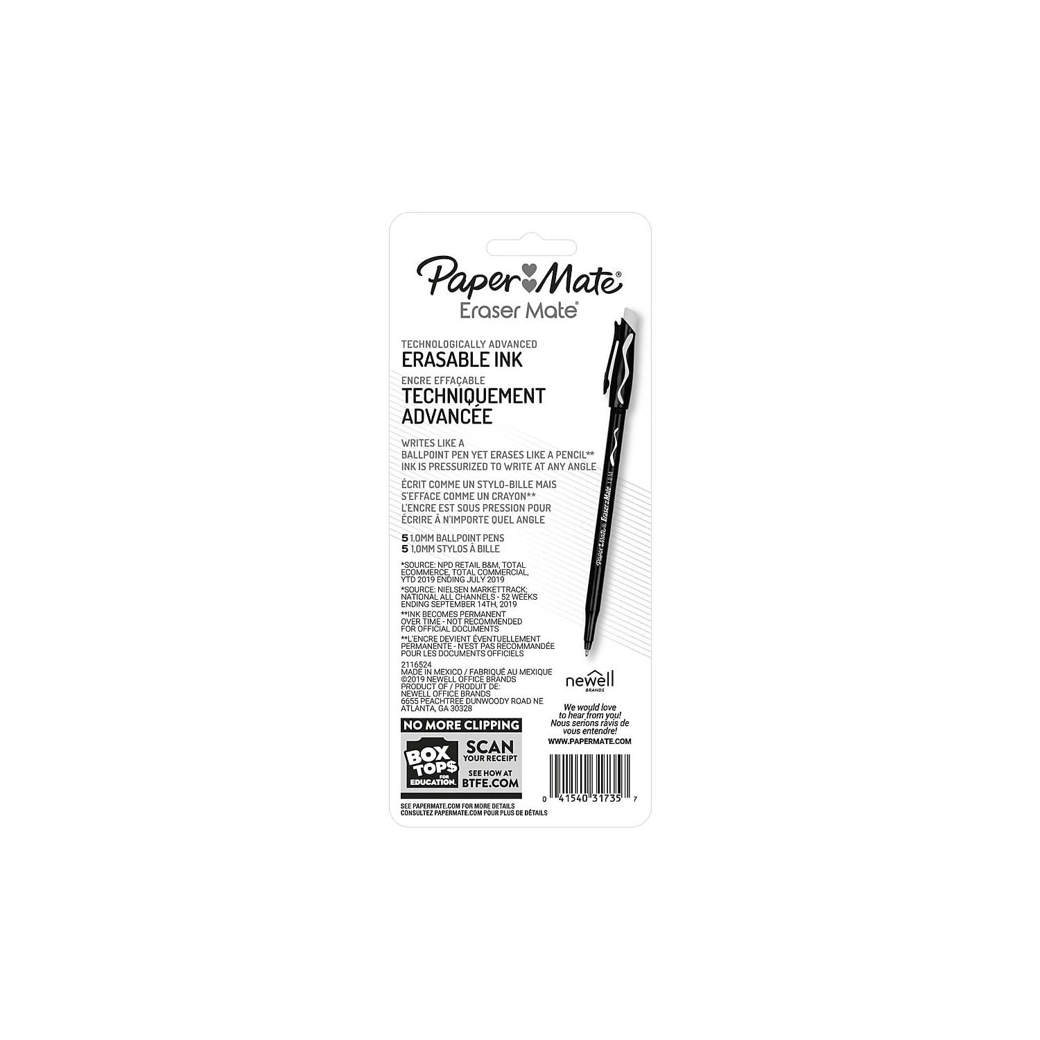 PaperMate 3PK Erasermate Erasable Pens