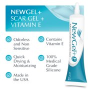 NewGel+ by MyNewGel Silicone Scar Gel with Vitamin E, Reduce & Fade Scars, 1 oz