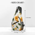 thumbnail image 2 of Lsque Sunny Yellow SunFlower Pattern Cross Chest Bag Diagonally – Premium Durable Front Chest Sling with Adjustable Padded Strap, High-Capacity Storage, 2 of 8