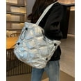 thumbnail image 4 of Kukuzhu Quilted Women's Hobo Bag Padding Down Cotton Shoulder Bag Armpit Purse Handbag Large Work Totes Top Handle Bag, 4 of 8