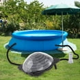 thumbnail image 3 of Costway 2 PCS Colar Dome Heater with Transparent Cover Black Heating Coil Foldable Legs, 3 of 9