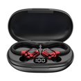 thumbnail image 2 of Auriculares Bluetooth Cómodos Impermeables shamjiam para Fitness Conducción Deporte rojo, 2 of 6