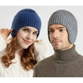 thumbnail image 2 of CoCopeaunt Unisex Winter Beanie Hats Cozy Fleece Lined Skull Cap Knit Soft Warm Couple Hat, 2 of 7
