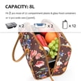 thumbnail image 5 of Flyingstar Insulated Lunch Tote, Reusable Cooler Bag, All Ages, Large Fashionable Lunch Bag, 5 of 7