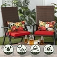 thumbnail image 3 of Greendale Home Fashions 19'' x 12'' Reversible Outdoor Throw Pillow, Set of 2, Aloha Black, 3 of 6