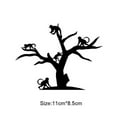 thumbnail image 1 of Monkey Climb Tree Wall Stickers Cartoon Animals Removable Monkey Climb Tree Wall Kids Room Decorative Wallpaper PVC Decals, 1 of 3