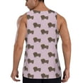 thumbnail image 3 of Haiem Dachshund Dog Puppy Men Workout Tank Top Gym Bodybuilding Sleeveless Muscle T Shirts Athletic Tank Breathable Workout Shirt-4X-Large, 3 of 9