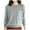Grey, variant on UJNDER Wool Base Layer Shirt Tops for Women Crewneck Long Sleeve Tee Pullover Sweater Casual Fall Light Pink XL