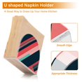 thumbnail image 5 of Yayeee Napkin Holder for Table Set of 2 Kitchen Paper Tissue Organization, Pink Geometric, 5 of 8