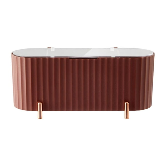 Soporte de bolas de hisopo Zulema de 3 compartimentos rojo