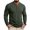 Army Green, variant on Men Slim Fit Henley Long Sleeve Shirts, Classic Button Cotton Slim Fit Pullover Top, Solid Color Lightweight Base Tees for Walking, Gym, Lounge Dark Gray L(L)