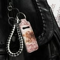 thumbnail image 3 of Yuyamidu Highland Cow Chapstick Holder Keychain for Women Cherry Blossom Lipstick Sleeve Pouch Pink Lip Gloss Holder Heart Lip Balm Holder Keyring for Lipstick, 3 of 6