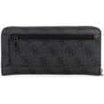 thumbnail image 3 of GUESS Womens Noelle Large Zip Around Wallet One Size Coal, 3 of 6