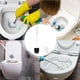 thumbnail image 5 of Escobilla de baño eléctrica con soporte, material ABS blanco, 5 of 6