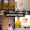 thumbnail image 2 of ''Pumpkin Home'' - 22'' x 22'' Festive Thanksgiving Vinyl Wall Art Decal Sticker Design for Dining Room Office Classroom, 2 of 4