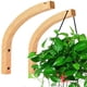 thumbnail image 4 of Monstrate Soporte de cesta colgante de madera para montaje en pared, versátil y elegante, almacenamiento personalizado, 2 piezas Jardín y Patio, 4 of 6