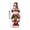 B, variant on Kojanyu Christmas Checkered Cloth Standing Doll, Window Display Snowman and Old Man Figurine, Festive Holiday Decoration for Home, Mantel, or Shelf.