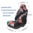 thumbnail image 3 of Balery Tricolor Koi Fish Trio Funda de Asiento para Auto con Diseño - Cubierta Frontal Suave y Transpirable con Protector Antideslizante- 1 Unidad, 3 of 5
