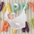 thumbnail image 4 of BRIGHTFUFU Lindo infantil del bebé recién nacido del ganchillo hecho a mano de la cama de bebé Hamaca apoyo de la fotografía (Blanco), 4 of 7