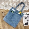 thumbnail image 5 of Women's denim wallet, casual handbag, crossbody shoulder bag, girl tote canvas bag, 5 of 8