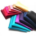 thumbnail image 3 of Namzi Men's Pocket Squares Handkerchiefs Solid Color for Wedding Party,Light Blue, 3 of 4