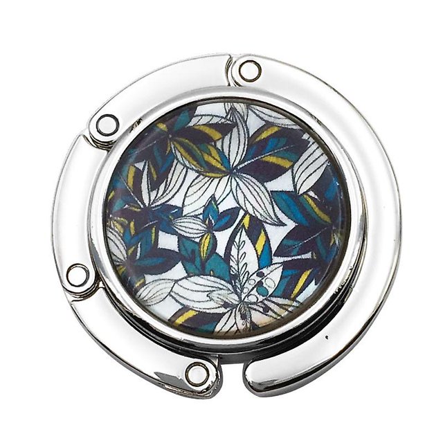 Bolsa plegable de metal, gancho para bolso, gancho para colgar, soporte para bolso, bolsa de concha, mesa plegable (3 uds) Botao