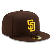 Men's New Era Brown San Diego Padres Authentic Collection On-Field 59FIFTY Fitted Hat