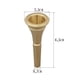 thumbnail image 2 of BESTYASH Pieza De Repuesto Para Trompa De Cobre Dorado Resistente Para Principiantes Y, 2 of 8