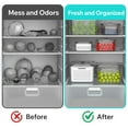 thumbnail image 6 of 5-Pack Fruit Storage Containers for Fridge, Fridge Organizer Refrigerator Organizer Bins with Lids, Airtight Food Storage Container with Removable Colander, 6 of 7