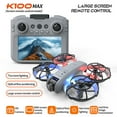 thumbnail image 6 of AuroraX 1080p Drone with Screen Built Into The Controller and Camera Fpv Hover Drones with One Key Take Off/Land 2 Speed Modes 3d Flips Quadcopter Toy Gift for Adults and Boys Girls, 6 of 9