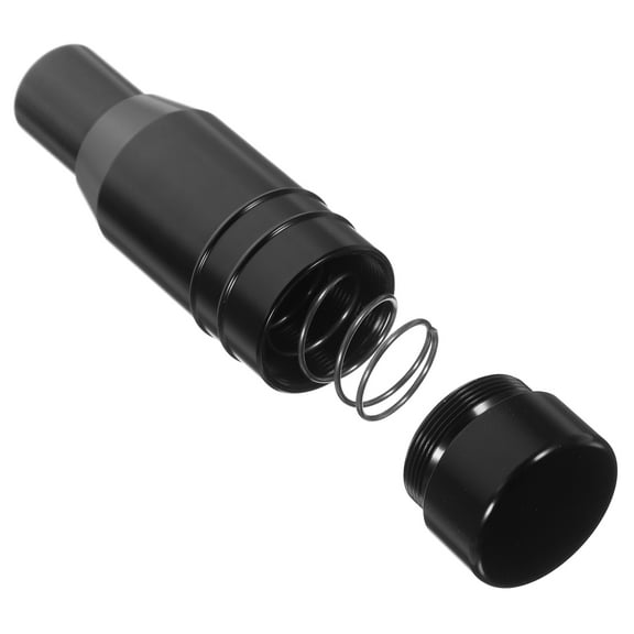 RENACLIPY Black Aluminum Car Gear Shift Knob for Automatic Transmission, and Easy to Install