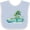 Blue and White, variant on Inktastic Tampa Bay Florida Beach Trip Boys or Girls Baby Bib