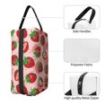 thumbnail image 3 of Honeii Cute Strawberry Print Multi-Purpose Storage Bag,Hanging Dopp Kit,Small Toiletry Bag for Traveling for Toiletries, Makeup, and Small Essentials, 3 of 7