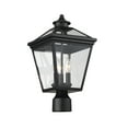 thumbnail image 3 of Ellijay 3-Light Outdoor Post Lantern in Black, 3 of 6