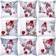 thumbnail image 4 of Funda de cojín navideña con muñeco de nieve, adornos navideños para el hogar, Navidad 2024, regalo de Navidad, adornos navideños, Año Nuevo 2025, 4 of 5