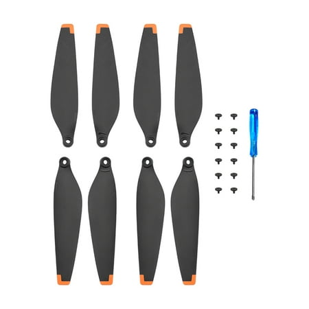 8PCS Low Noise Propellers Drone Propeller Blades Compatible for Mini 3 Pro, Quadcopter Drone Propeller Props Quick Release PC+TPU Propeller Replacement Spare Accessories