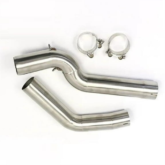 Slip-on 51mm Exhaust Mid Link Pipe Underseat Muffler Escape Tube For CBR600RR F5 2003-2017 CBR1000RR 2004-2007