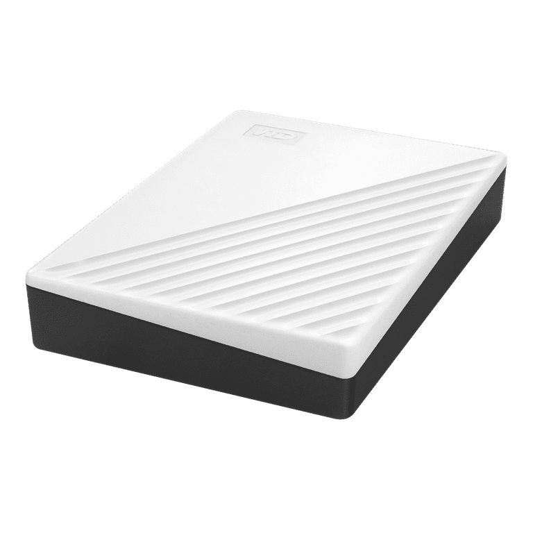 WD 5TB My Passport Portable External Hard Drive, White, USB-A