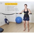 thumbnail image 4 of 3-Pack Resistance Band Wall Anchors, 304 Stainless Steel No Weld Wall Mount for Exercise Bands & Suspension Straps, Strength Training Spring Snap Hooks for Gym Home Exercises, 4 of 8