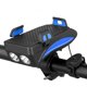 thumbnail image 1 of Ip4 Waterproof Bike Light, Usb Rechargeable Bike Front Light Set, 4000mah Power Bank, 4-6.3' Shockproof Phone Holder, 130db Speakerblue), 1 of 3
