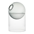 thumbnail image 3 of GUOOL Transparent Glass Hydroponic Vase Decor Flowerpot Terrarium Desk Vase Flower Pot Gray Tall, 3 of 9