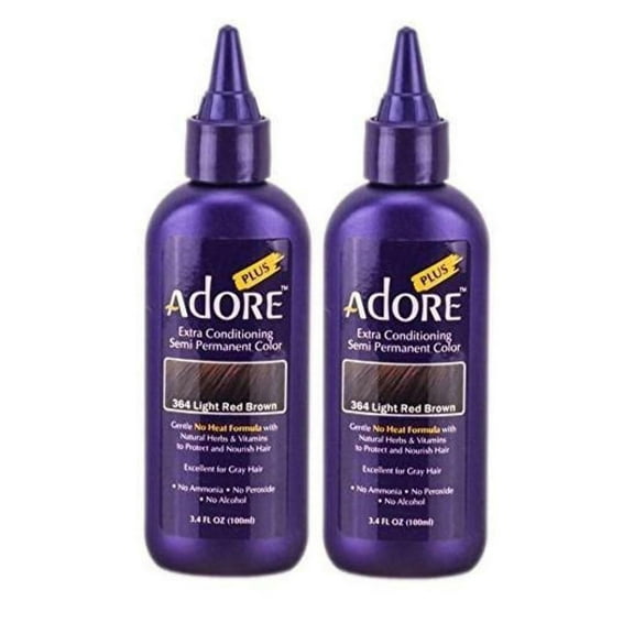 Adore Plus #364 LIGHT RED BROWN 3.4 FL OZ (Pack of 2)